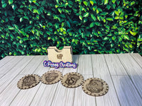 Hp Wooden coasters