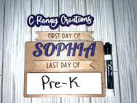 Custom First/Last Day of School