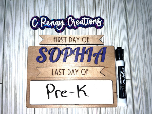 Custom First/Last Day of School